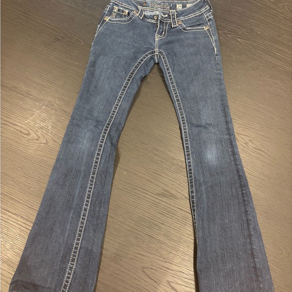 Miss Me Blue Boot Cut Jeans